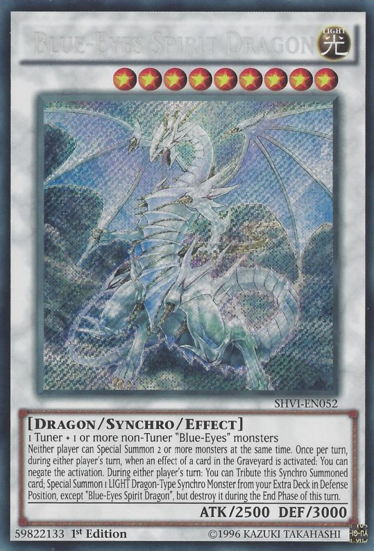 Blue-Eyes Spirit Dragon [SHVI-EN052] Secret Rare | Devastation Store