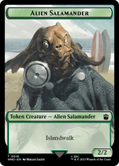 Alien Salamander // Mutant Double-Sided Token [Doctor Who Tokens] | Devastation Store