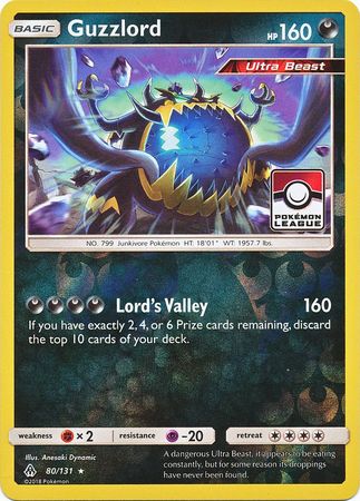 Guzzlord (80/131) (League Promo) [Sun & Moon: Forbidden Light] | Devastation Store