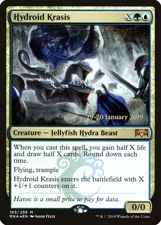 Hydroid Krasis [Ravnica Allegiance Prerelease Promos] | Devastation Store