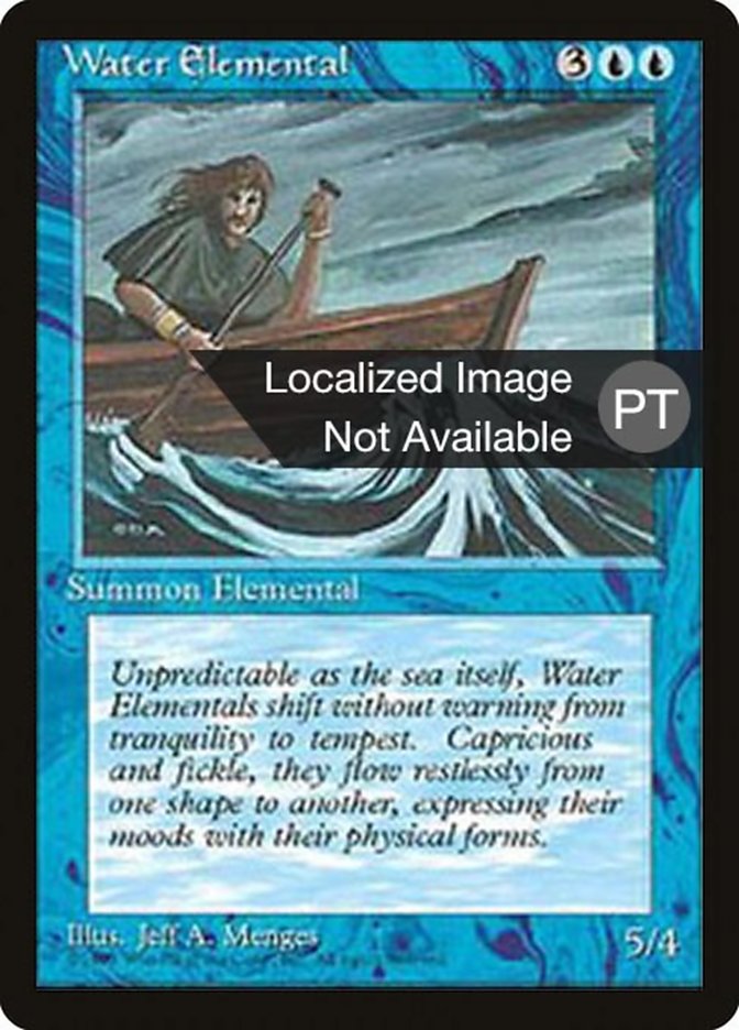 Water Elemental [Fourth Edition (Foreign Black Border)] | Devastation Store