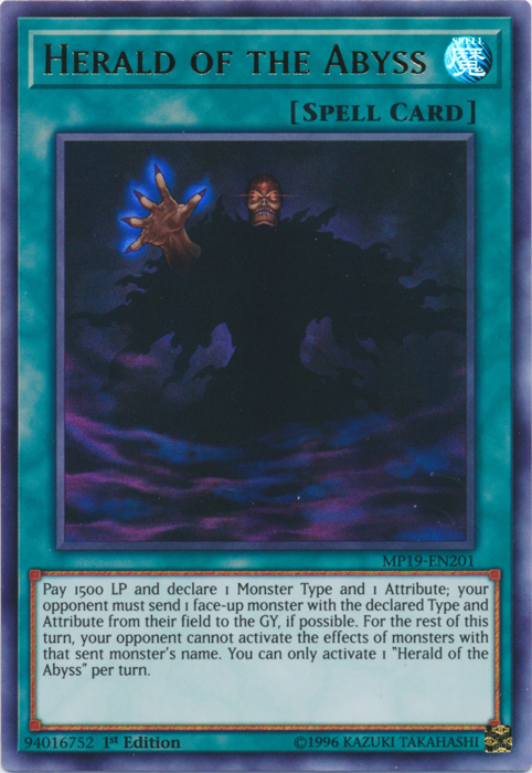 Herald of the Abyss [MP19-EN201] Ultra Rare | Devastation Store