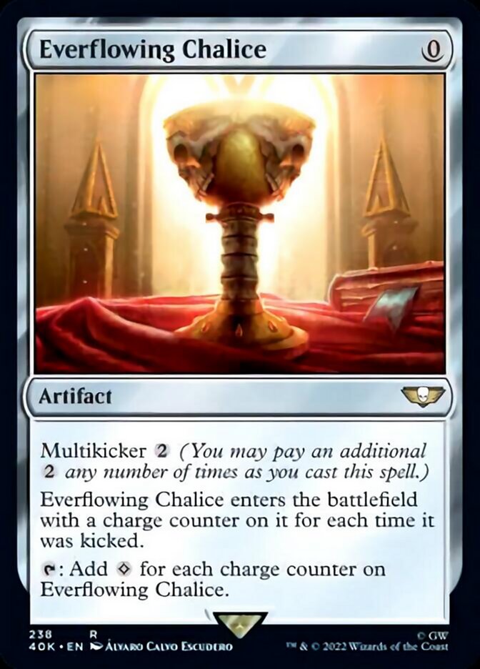 Everflowing Chalice (Surge Foil) [Universes Beyond: Warhammer 40,000] | Devastation Store