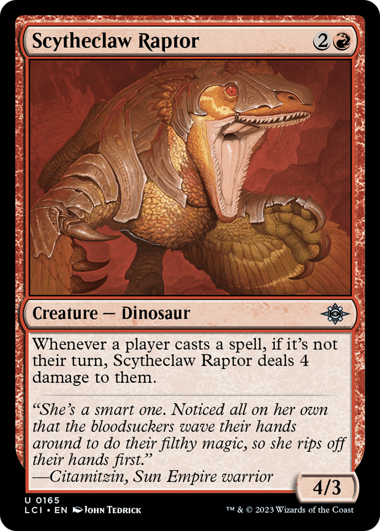 Scytheclaw Raptor [The Lost Caverns of Ixalan] | Devastation Store