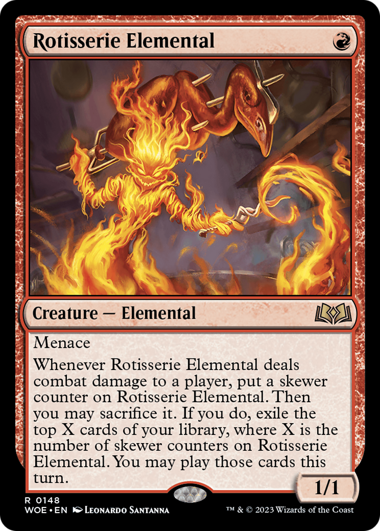 Rotisserie Elemental [Wilds of Eldraine] | Devastation Store