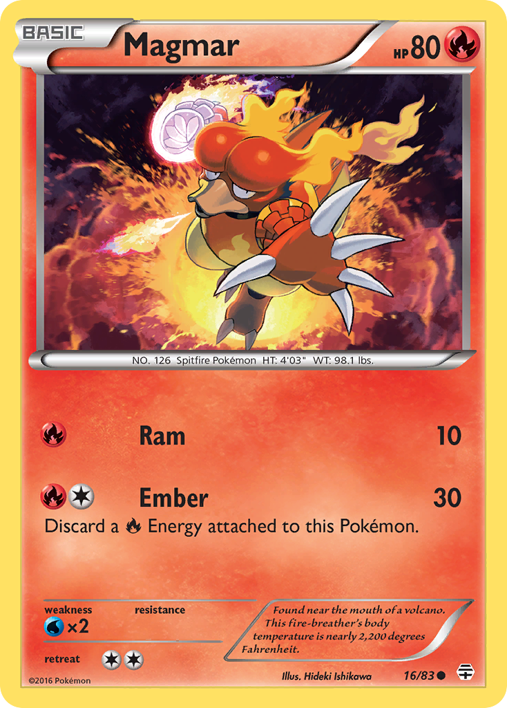 Magmar (16/83) [XY: Generations] | Devastation Store