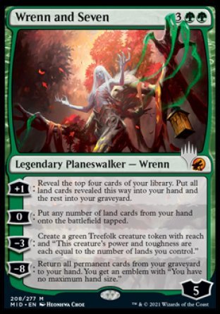 Wrenn and Seven (Promo Pack) [Innistrad: Midnight Hunt Promo Pack] | Devastation Store