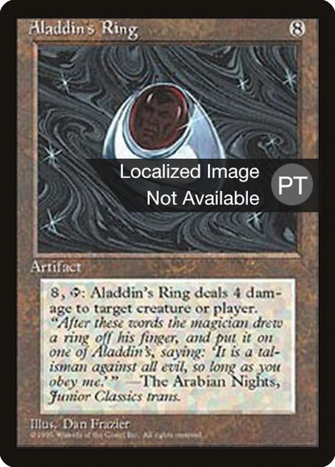 Aladdin's Ring [Fourth Edition (Foreign Black Border)] | Devastation Store