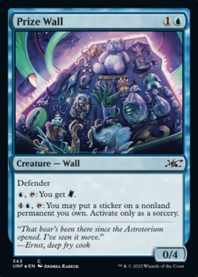 Prize Wall (Galaxy Foil) [Unfinity] | Devastation Store