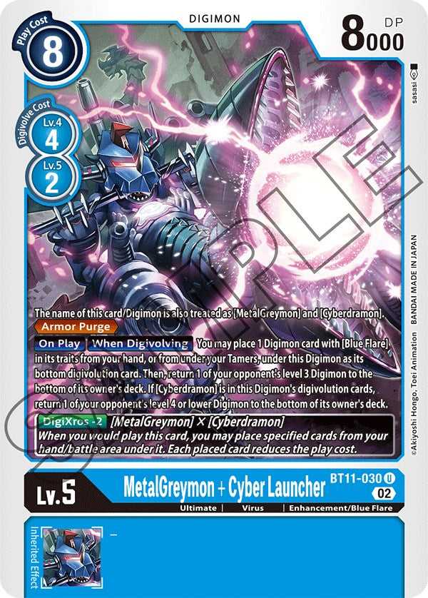 MetalGreymon + Cyber Launcher [BT11-030] [Dimensional Phase] | Devastation Store