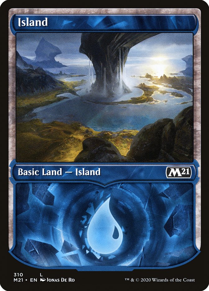 Island (310) (Showcase) [Core Set 2021] | Devastation Store