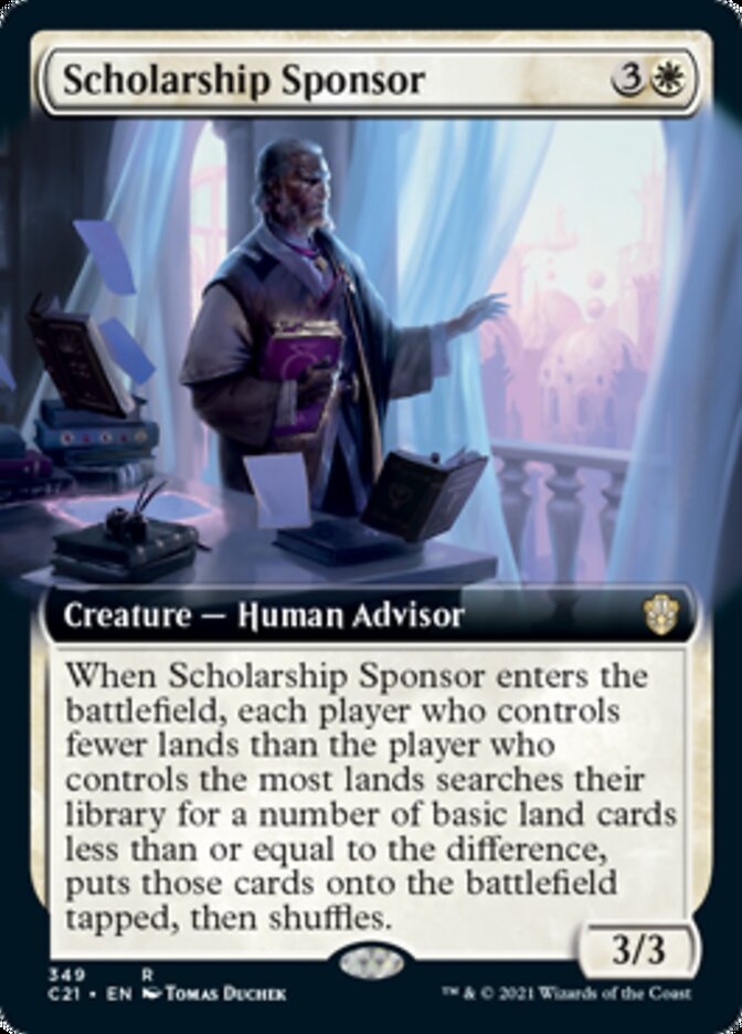 Scholarship Sponsor (Extended) [Commander 2021] | Devastation Store