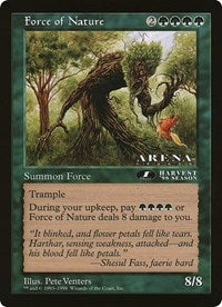 Force of Nature (Oversized) [Oversize Cards] | Devastation Store