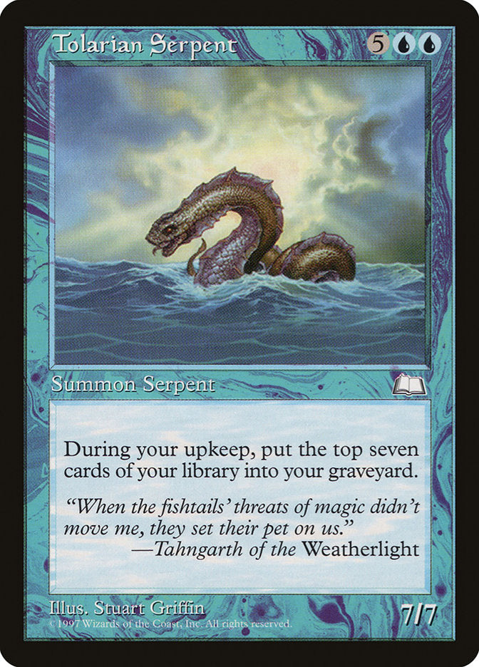 Tolarian Serpent [Weatherlight] | Devastation Store