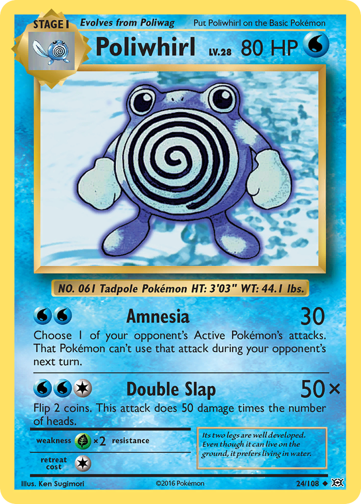 Poliwhirl (24/108) [XY: Evolutions] | Devastation Store