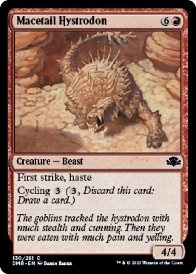 Macetail Hystrodon [Dominaria Remastered] | Devastation Store