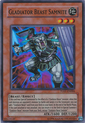 Gladiator Beast Samnite [TU01-EN004] Super Rare | Devastation Store