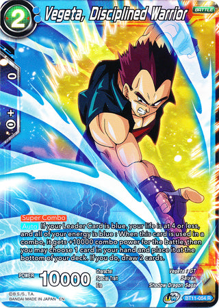 Vegeta, Disciplined Warrior [BT11-054] | Devastation Store