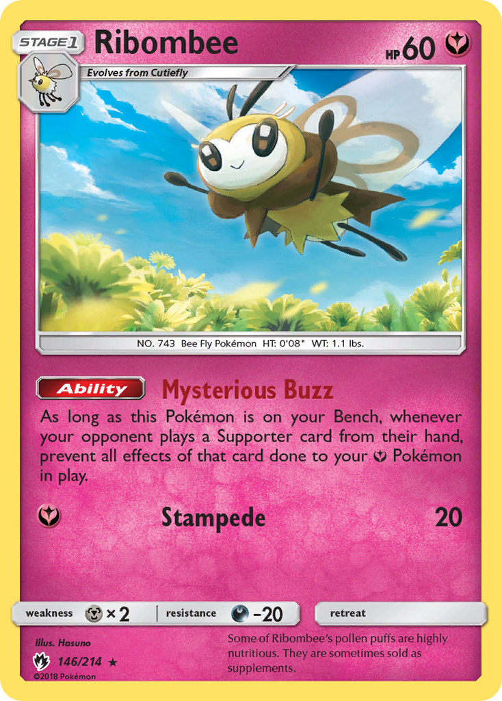 Ribombee (146/214) [Sun & Moon: Lost Thunder] | Devastation Store