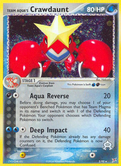 Team Aqua's Crawdaunt (2/95) [EX: Team Magma vs Team Aqua] | Devastation Store