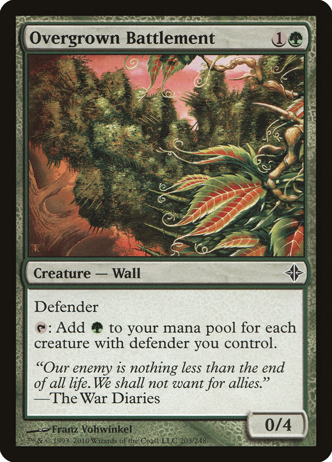 Overgrown Battlement [Rise of the Eldrazi] | Devastation Store