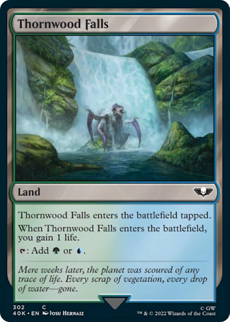 Thornwood Falls (Surge Foil) [Universes Beyond: Warhammer 40,000] | Devastation Store