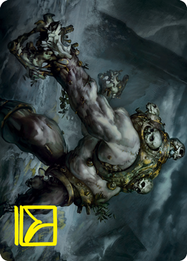 Skull Skaab Art Card (Gold-Stamped Signature) [Innistrad: Crimson Vow Art Series] | Devastation Store