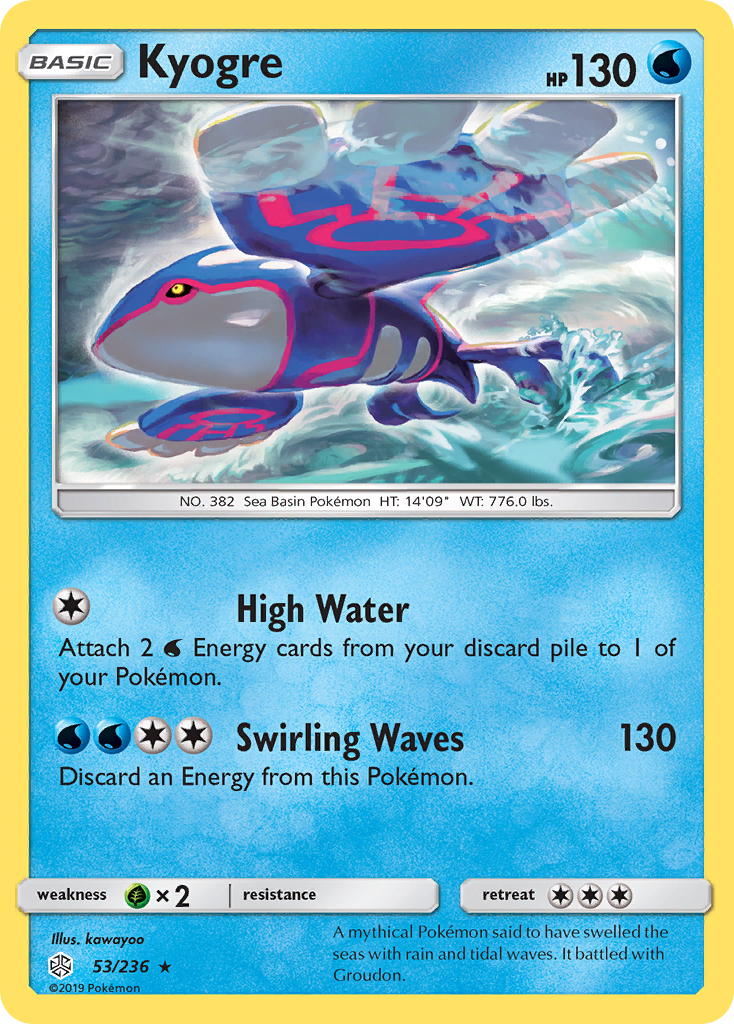 Kyogre (53/236) [Sun & Moon: Cosmic Eclipse] | Devastation Store