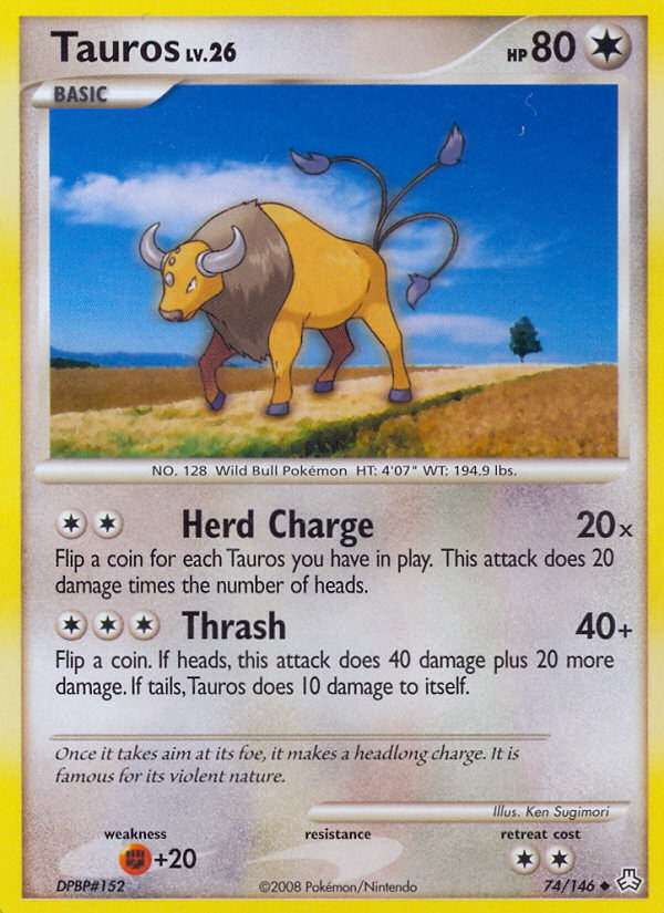 Tauros (74/146) [Diamond & Pearl: Legends Awakened] | Devastation Store