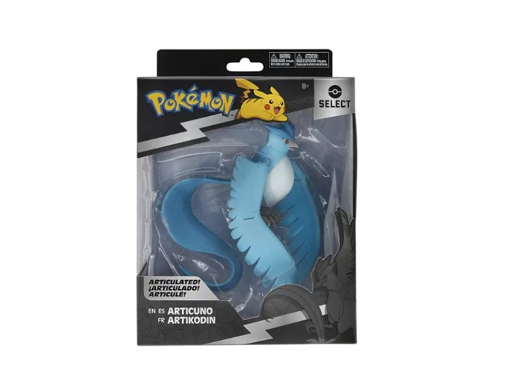 Figura Pokémon - Articuno, Super-articulatado 15cms | Devastation Store