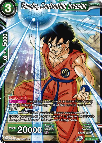 Yamcha, Confronting Invasion [BT15-077] | Devastation Store