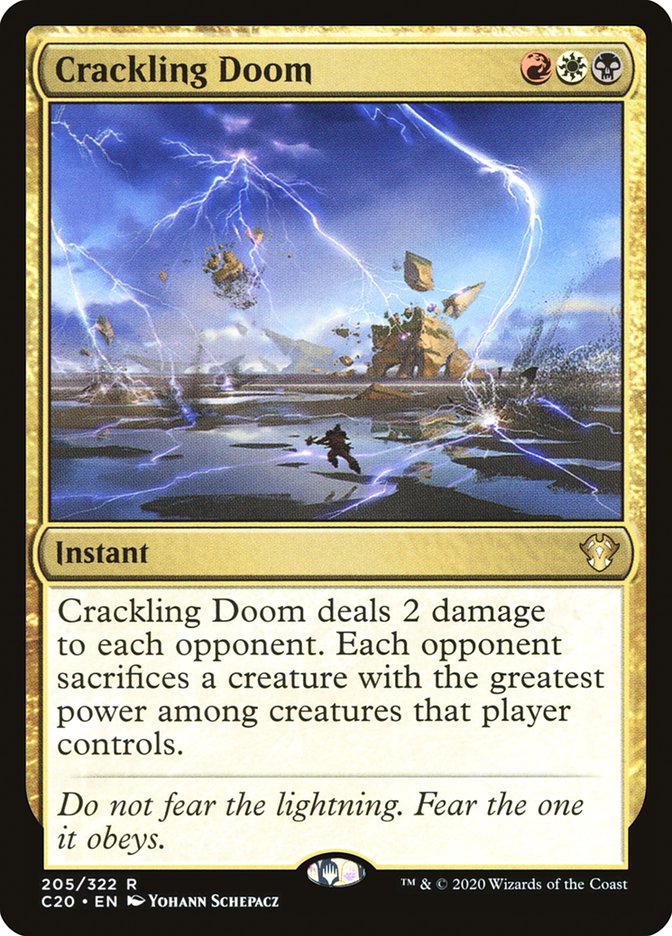 Crackling Doom [Commander 2020] | Devastation Store