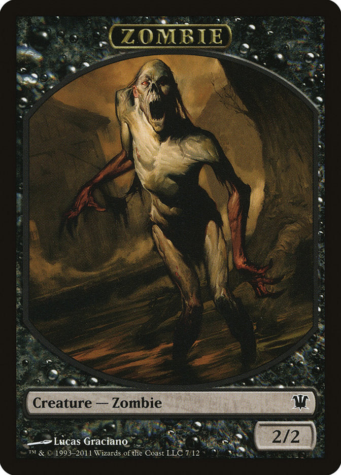 Zombie (7/12) [Innistrad Tokens] | Devastation Store