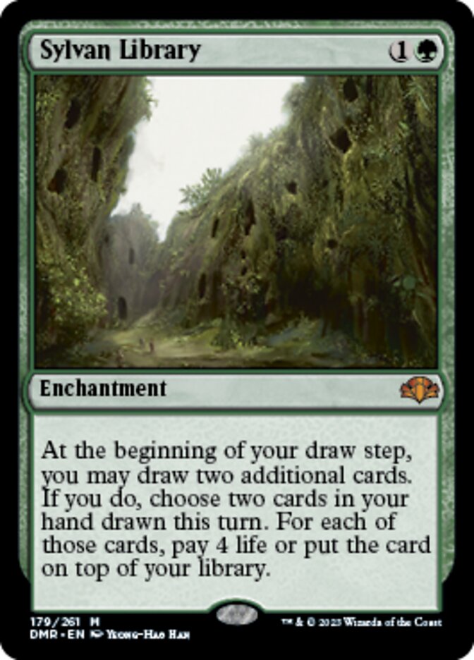 Sylvan Library [Dominaria Remastered] | Devastation Store