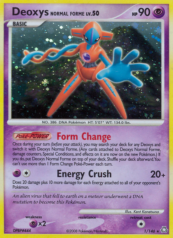 Deoxys Normal Forme (1/146) [Diamond & Pearl: Legends Awakened] | Devastation Store