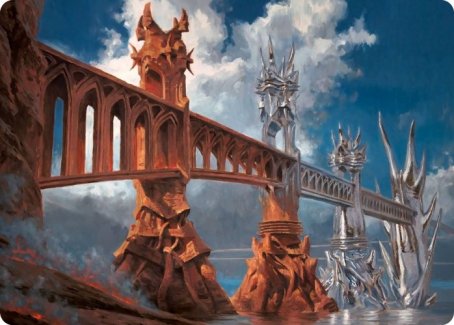 Silverbluff Bridge Art Card [Modern Horizons 2 Art Series] | Devastation Store