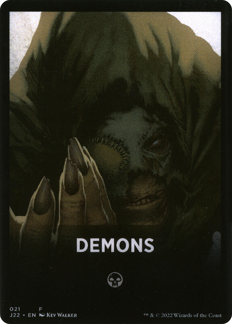 Demons Theme Card [Jumpstart 2022 Front Cards] | Devastation Store