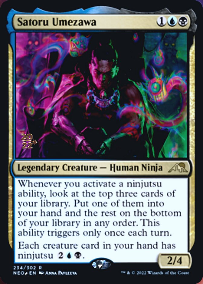 Satoru Umezawa [Kamigawa: Neon Dynasty Prerelease Promos] | Devastation Store