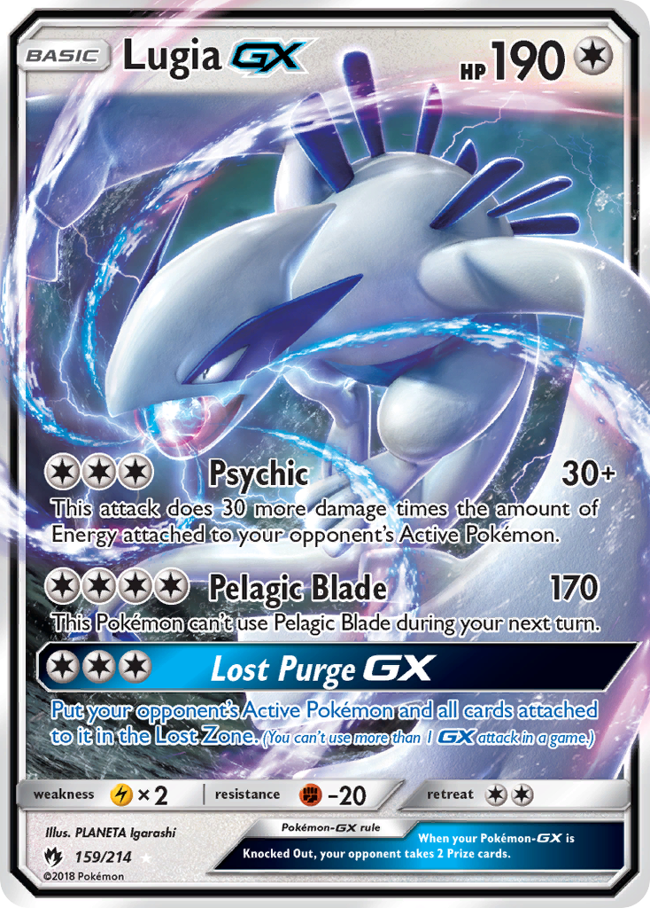 Lugia GX (159/214) [Sun & Moon: Lost Thunder] | Devastation Store