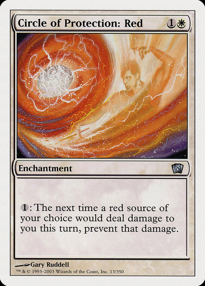 Circle of Protection: Red [Eighth Edition] | Devastation Store