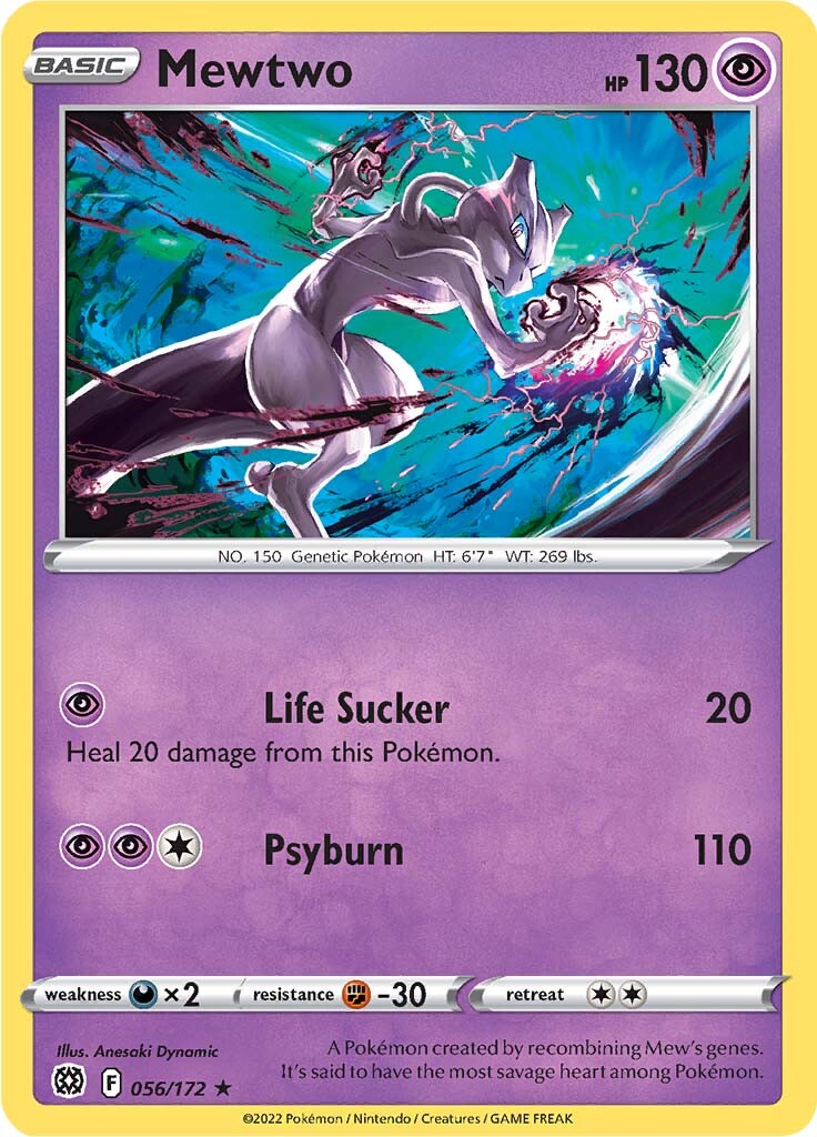 Mewtwo (056/172) [Sword & Shield: Brilliant Stars] | Devastation Store