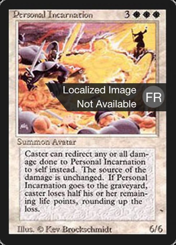 Personal Incarnation [Foreign Black Border] | Devastation Store