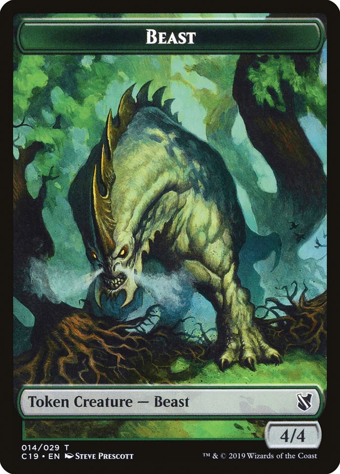 Beast (014/029) [Commander 2019 Tokens] | Devastation Store
