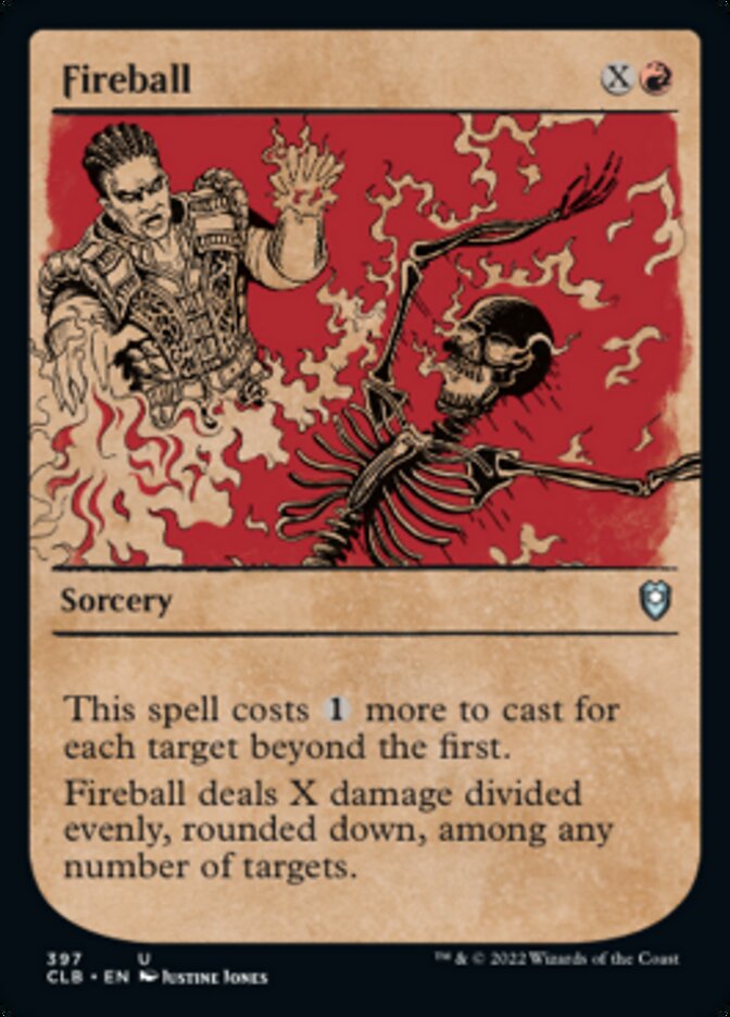 Fireball (Showcase) [Commander Legends: Battle for Baldur's Gate] | Devastation Store