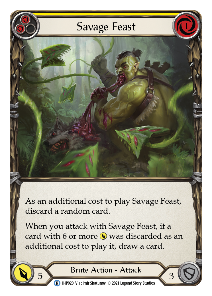 Savage Feast (Yellow) [1HP020] | Devastation Store