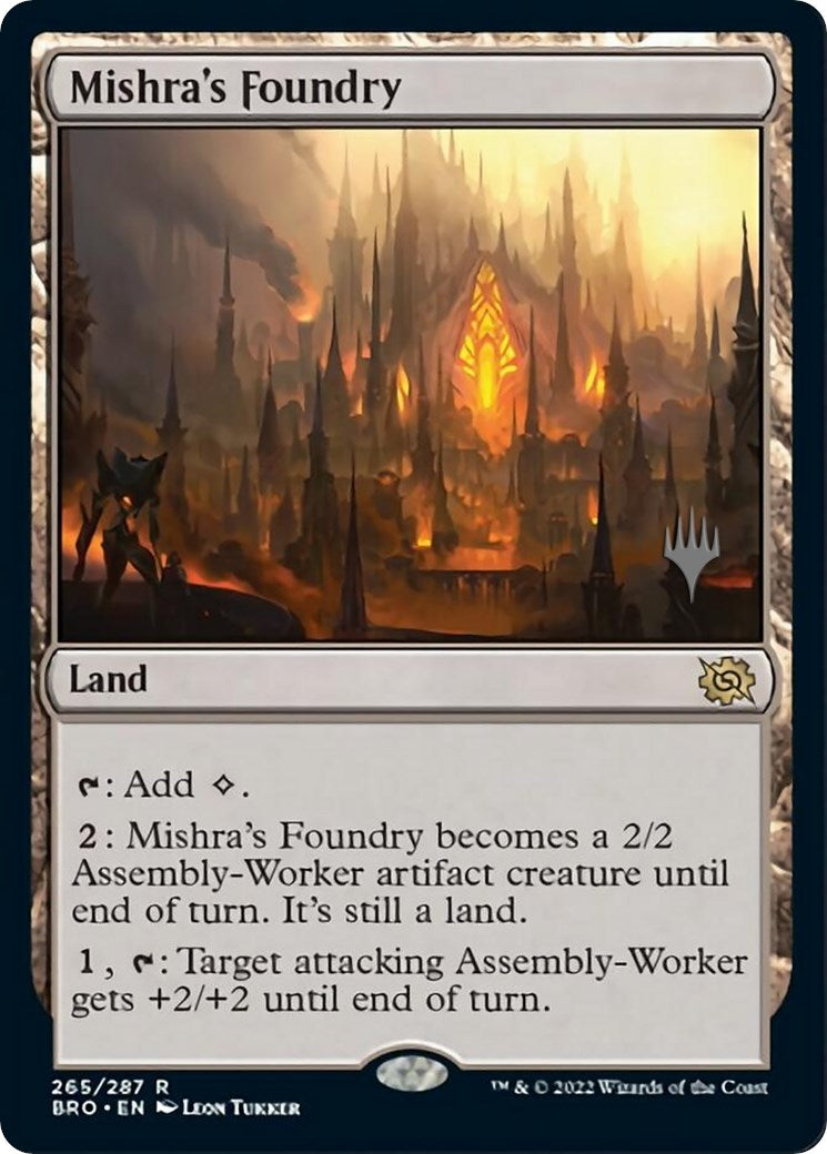 Mishra's Foundry (Promo Pack) [The Brothers' War Promos] | Devastation Store