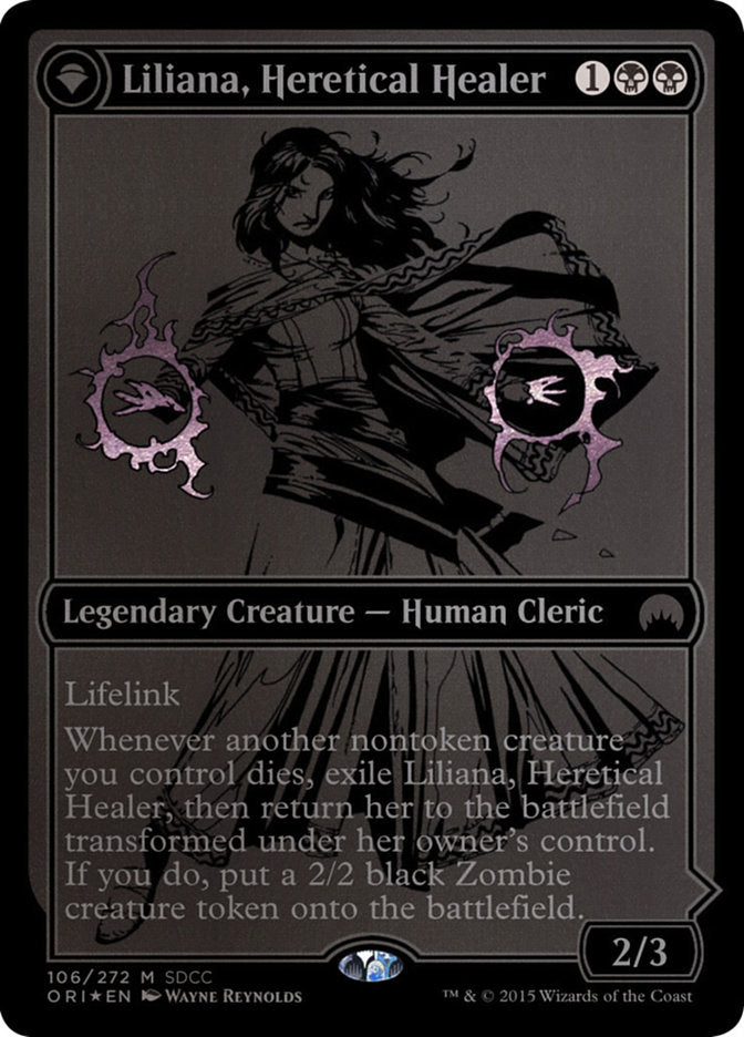 Liliana, Heretical Healer // Liliana, Defiant Necromancer [San Diego Comic-Con 2015] | Devastation Store