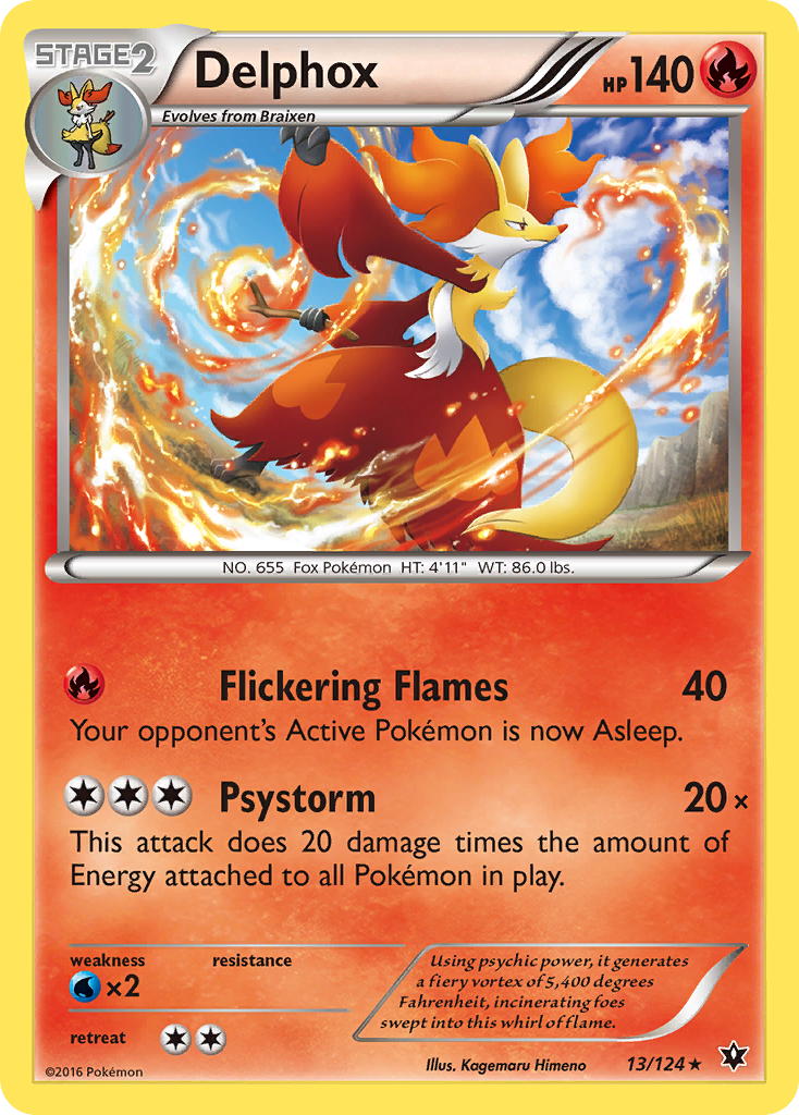 Delphox (13/124) [XY: Fates Collide] | Devastation Store