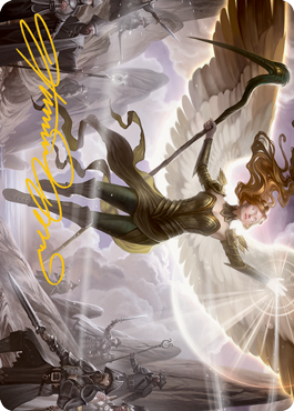 Sigarda's Splendor Art Card (Gold-Stamped Signature) [Innistrad: Midnight Hunt Art Series] | Devastation Store