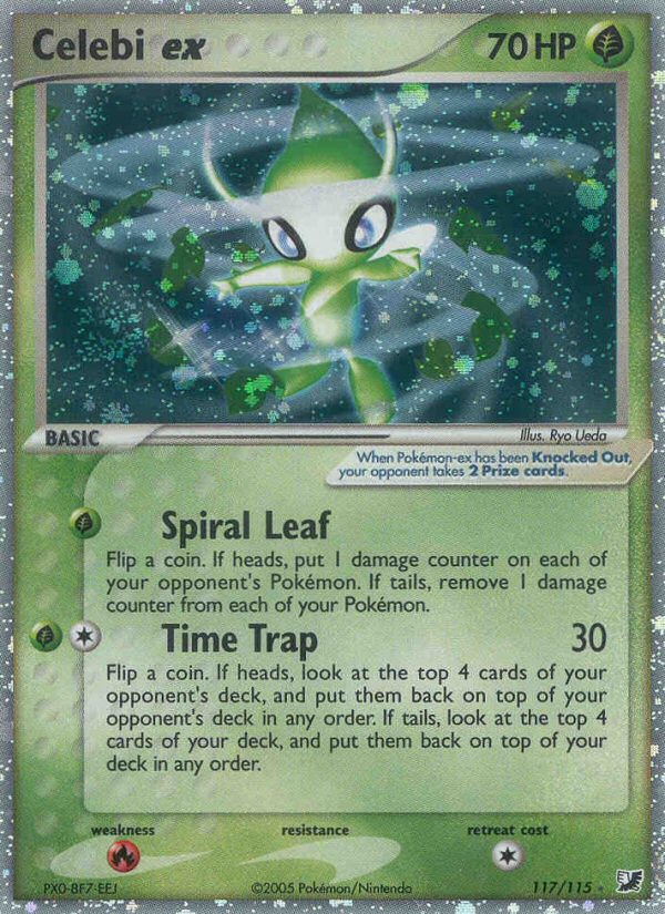 Celebi ex (117/115) [EX: Unseen Forces] | Devastation Store